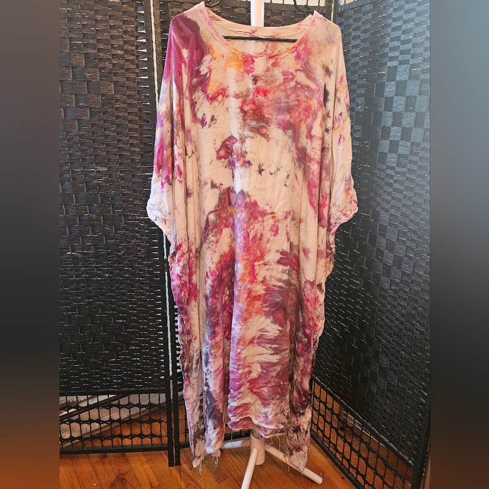 Dharma Trading Co. Kaftan Tie Dye One Size